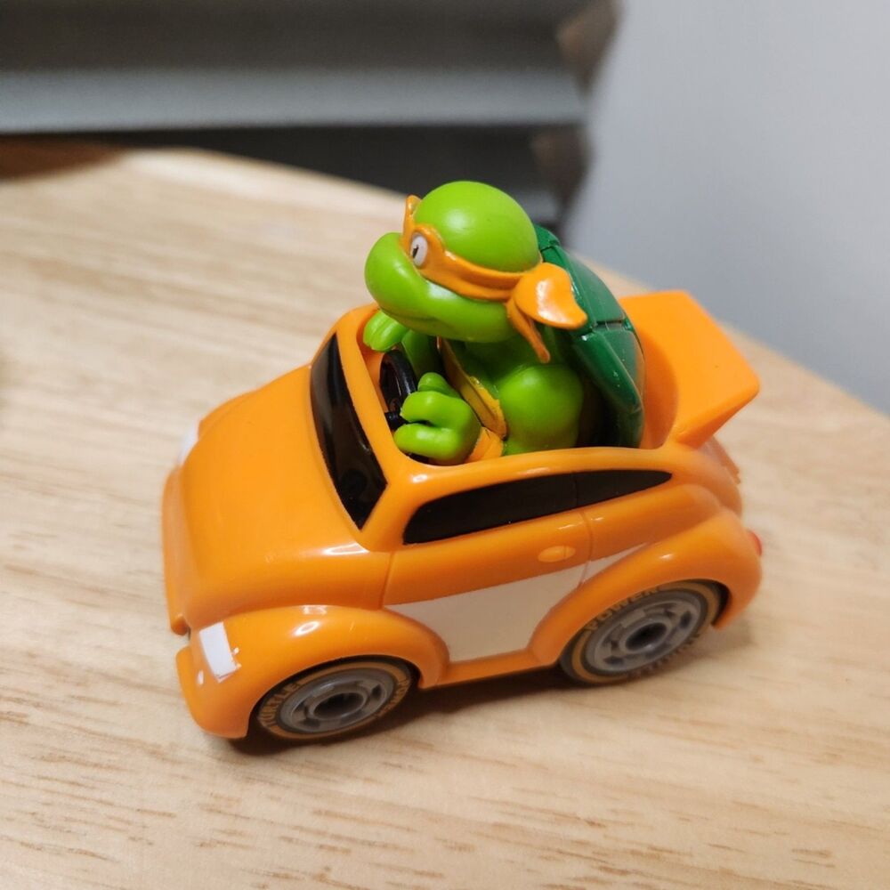 Teenage Mutant Ninja Turtles Rad Rip Racers 3‑Car Set with Ripcord - Picture 7 of 11